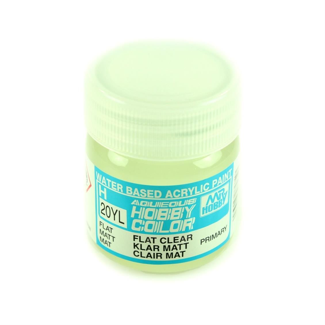 Gunze H020L 40 ml. Flat Clear, L-Size, Aqueous Serisi Maket Boyası