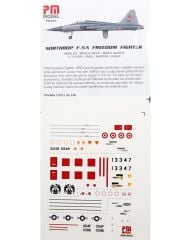 PM Model 203 1/72 F-5A Northrop Freedom Fighter Eğitim Uçağı Demonte Plastik Maketi