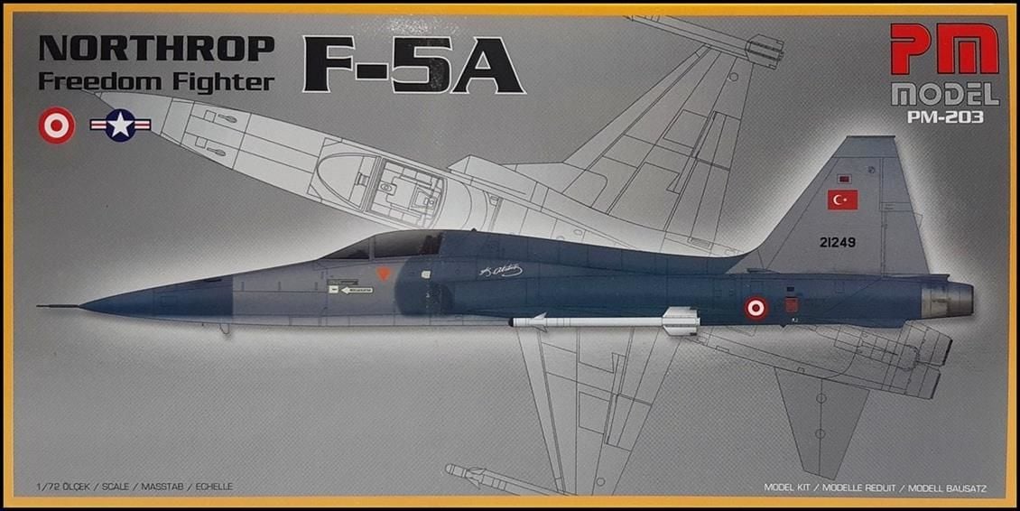 PM Model 203 1/72 F-5A Northrop Freedom Fighter Eğitim Uçağı Demonte Plastik Maketi