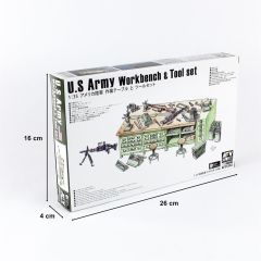 AFV Club AF35302 1/35 US Army Workbench & Tool Set Demonte Plastik Maketi