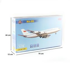 Modelsvit MSVIT7205 1/72 IL-86 Wide-Body Airliner Yolcu Uçağı Plastik Model Kiti