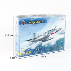 Modelsvit MSVIT72072 1/72 Mirage 2000-5F Multirole Jet Fighter Savaş Uçağı Plastik Model Kiti