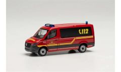 Herpa 949583 1/87 Ölçek MB Sprinter, İtfaiye Minibüsü, Sergilemeye Hazır Model Araç
