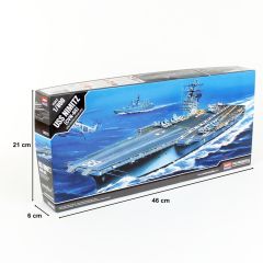 Academy 14213 1/800 ABD Donanması CVN-68 Nimitz Uçak Gemisi Demonte Plastik Maketi