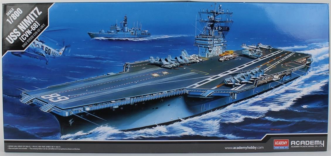 ACADEMY, Academy 14213 1/800 ABD Donanması CVN-68 Nimitz Uçak