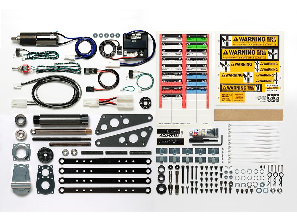 Tamiya Electric Actuator Set For 1/14 Scale Tipper Truck