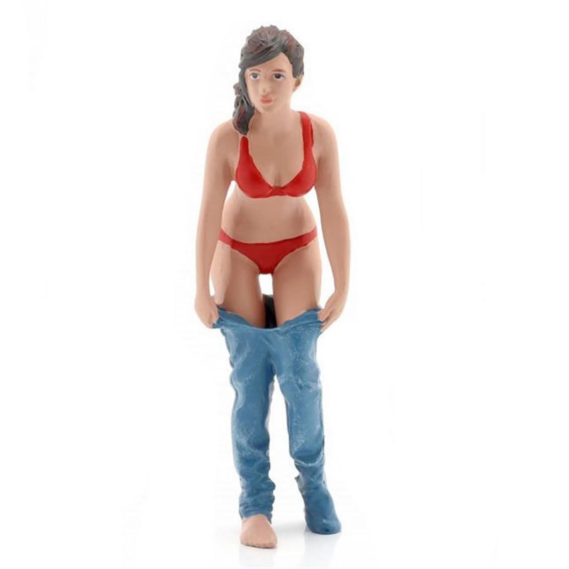 American Diorama AD76314 1/18 Ölçek Plaj Kızı (Gina) Sergilemeye Hazır Plastik Figürü