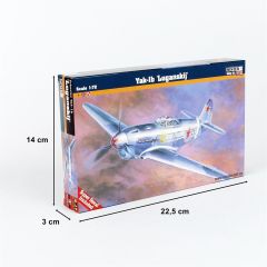 Mistercraft B017 1/72 Yakovlev Yak-1b Savaş Uçağı Demonte Plastik Maketi