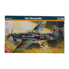 Mistercraft B019 1/72 Yakovlev Yak-1M Normandiya Savaş Uçağı Demonte Plastik Maketi