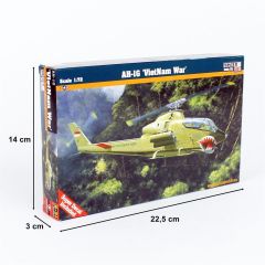 Mistercraft B031 1/72 AH-1G (Vietnam Savaşı) Helikopteri Demonte Plastik Maketi