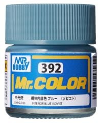 Gunze C392 10 ml. Interior Blue (Soviet), Mr.Color Serisi Maket Boyası