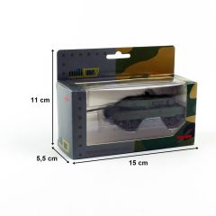 Herpa 746182 1/87 Ölçek Leopard 2A7 Tank, Sergilemeye Hazır Model Araç