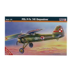 Mistercraft B035 1/72 PZL P-7 141 Savaş Uçağı Demonte Plastik Maketi
