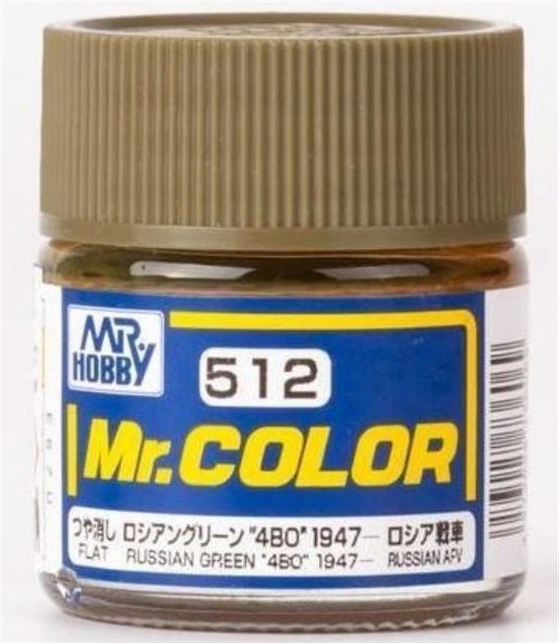 Gunze C512 10 ml. Russian Green (4BO) 1947-, Mr.Color Serisi Maket Boyası