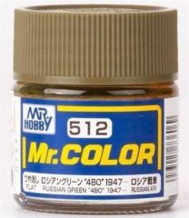 Gunze C512 10 ml. Russian Green (4BO) 1947-, Mr.Color Serisi Maket Boyası