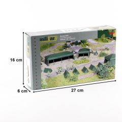 Herpa 745826 1/87 Ölçek Askeri Çadırlar, 7 Adet