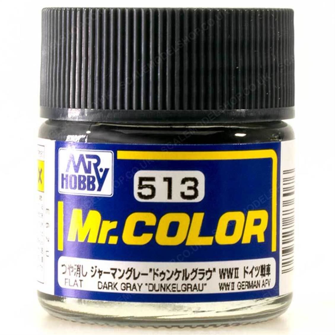 Gunze C513 10 ml. Dark Gray (Dunkelgrau), Mr.Color Serisi Maket Boyası