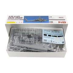 Hasegawa PT23 07223 1/48 Ölçek AH-64D Apache Longbow Helikopter Plastik Model Kiti