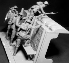 MasterBox 35114 1/35 Ölçek, WW I Serisi, İngiliz Piyadeleri, Plastik Figür Kiti