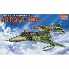 Academy 12248 1/48 Mirage III R Savaş Uçağı Demonte Plastik Maketi