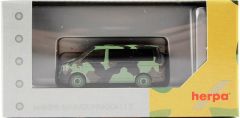 Herpa 700702 1/87 Ölçek VW T6 Minibüs, Kamuflaj, Sergilemeye Hazır Model Araç