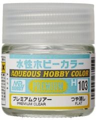 Gunze H103 10 ml. Premium Clear Flat, Aqueous Serisi Maket Boyası