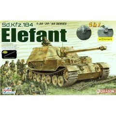 Dragon 6871 1/35 Sd.Kfz.184 Elefant Tank Maketi w/Zimmerit