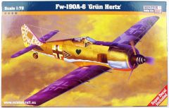 Mistercraft C003 1/72 Fw-190A-6 (Grun Hertz) Savaş Uçağı Demonte Plastik Maketi