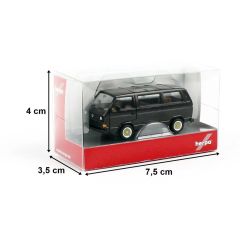 Herpa 430876-002 1/87 Ölçek VW T3 Minibüs, Bronz Metalik, Sergilemeye Hazır Model Araç
