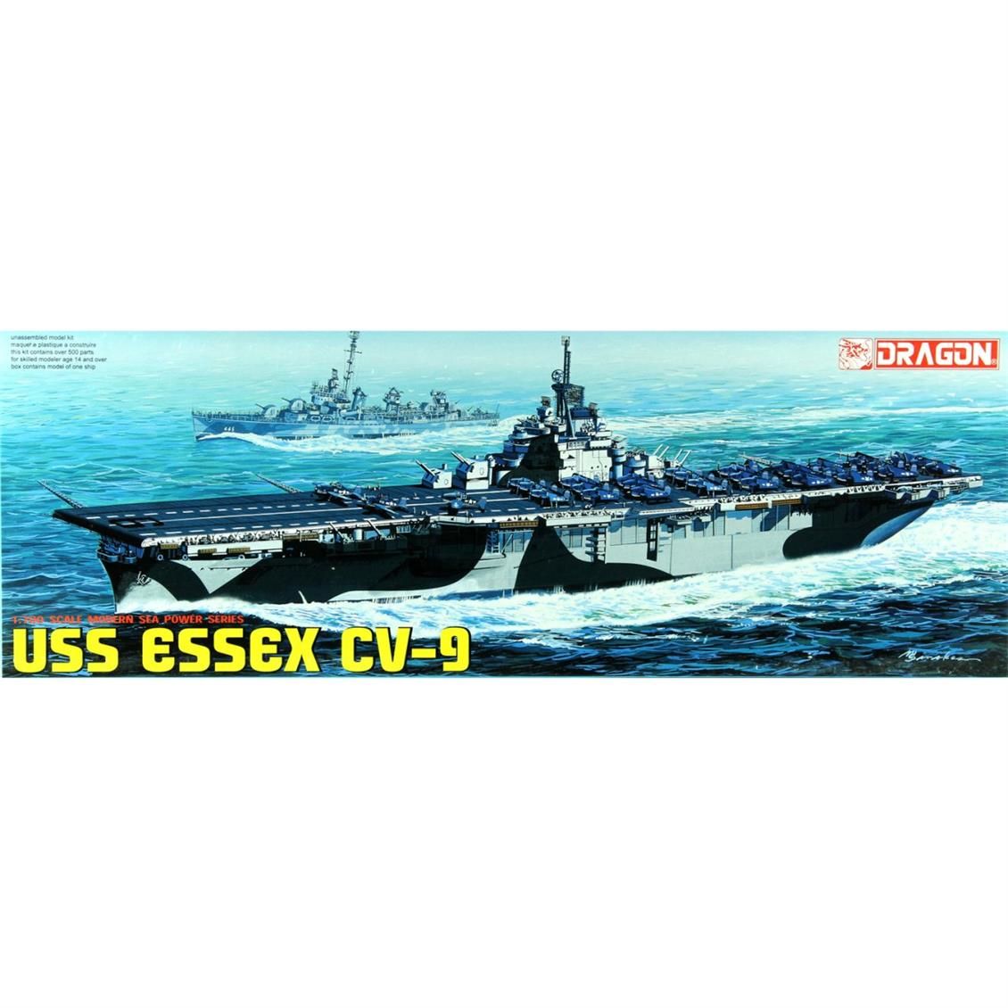 Dragon 7049 1/700 USS Essex CV-9 Uçak Gemisi Maketi