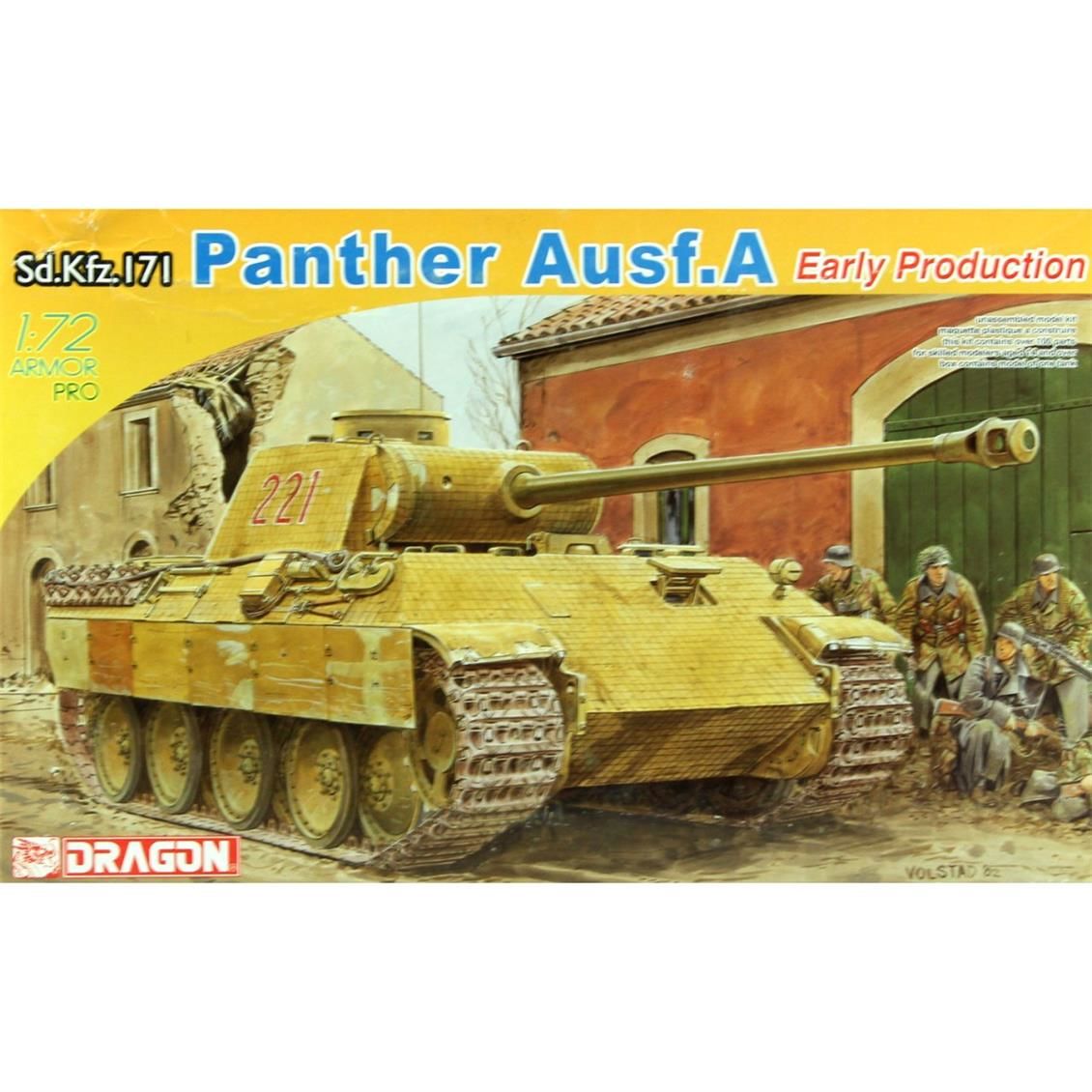 Dragon 7497 1/72 Pz.Kpfw.IV Ausf.H Tank Maketi w/Schürzen