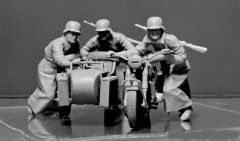 MasterBox 35178 1/35 Ölçek, WW II Serisi, Alman Motorsikletliler, Plastik Figür Kiti