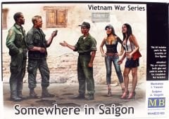 MasterBox 35185 1/35 Ölçek, Vietnam Savaşı Serisi, Saigon, Plastik Figür Kiti