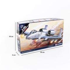 Academy 12402 1/72 A-10A (Irak Operasyonu) Savaş Uçağı Demonte Plastik Maketi