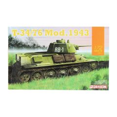 Dragon 7596 1/72 T-34/76 Tank Maketi Model 1943