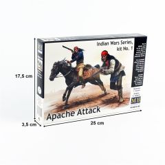 MasterBox 35188 1/35 Ölçek, Hint Savaşı Serisi, Kızılderililer, Plastik Figür Kiti