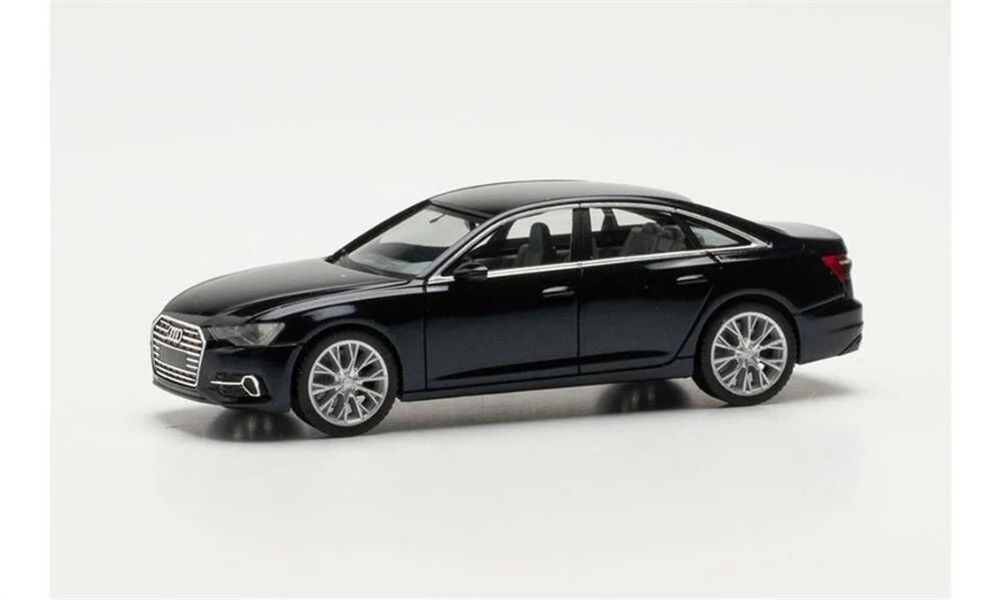 Herpa 430630-003 1/87 Ölçek Audi A6, Bej, Sergilemeye Hazır Model Araç