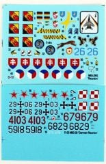 Mistercraft D023 1/72 MIG-29G Fulcrum Luftwaffe (Doğu-Batı Almanya Birleşmesi)Savaş Uçağı Demonte Plastik Maketi