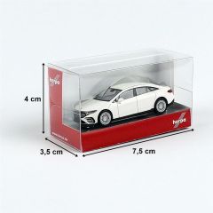 Herpa 421041 1/87 Ölçek Mercedes EQ EQS, Polar Beyaz, Sergilemeye Hazır Model Araç