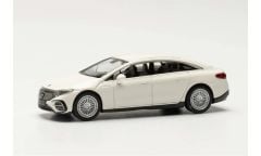 Herpa 421041 1/87 Ölçek Mercedes EQ EQS, Polar Beyaz, Sergilemeye Hazır Model Araç