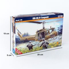Mistercraft D078 1/72 UH-1H/D (Irquois) Helikopteri Demonte Plastik Maketi