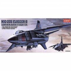 Academy 12445 1/72 MIG-23S Flogger B Savaş Uçağı Demonte Plastik Maketi