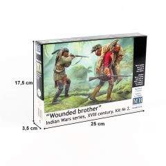 MasterBox 35210 1/35 Ölçek, Hint Savaşı Serisi, Yaralı Kardeş, Plastik Figür Kiti