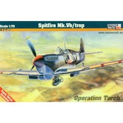 Mistercraft D192 1/72 Supermarine (Spitfire) Mk.Vb Savaş Uçağı Demonte Plastik Maketi
