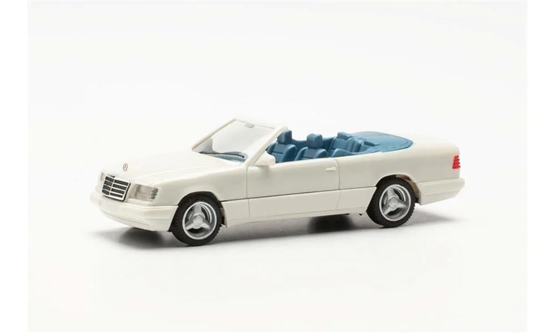 Herpa 420990 1/87 Ölçek MB 320CE-24 Cabrio, Beyaz, Sergilemeye Hazır Model Araç