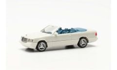 Herpa 420990 1/87 Ölçek MB 320CE-24 Cabrio, Beyaz, Sergilemeye Hazır Model Araç