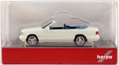 Herpa 420990 1/87 Ölçek MB 320CE-24 Cabrio, Beyaz, Sergilemeye Hazır Model Araç