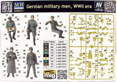 MasterBox 35201 1/35 Ölçek, WW II Serisi, Alman Askeri, Plastik Figür Kiti