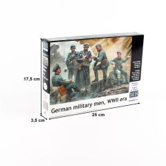 MasterBox 35201 1/35 Ölçek, WW II Serisi, Alman Askeri, Plastik Figür Kiti
