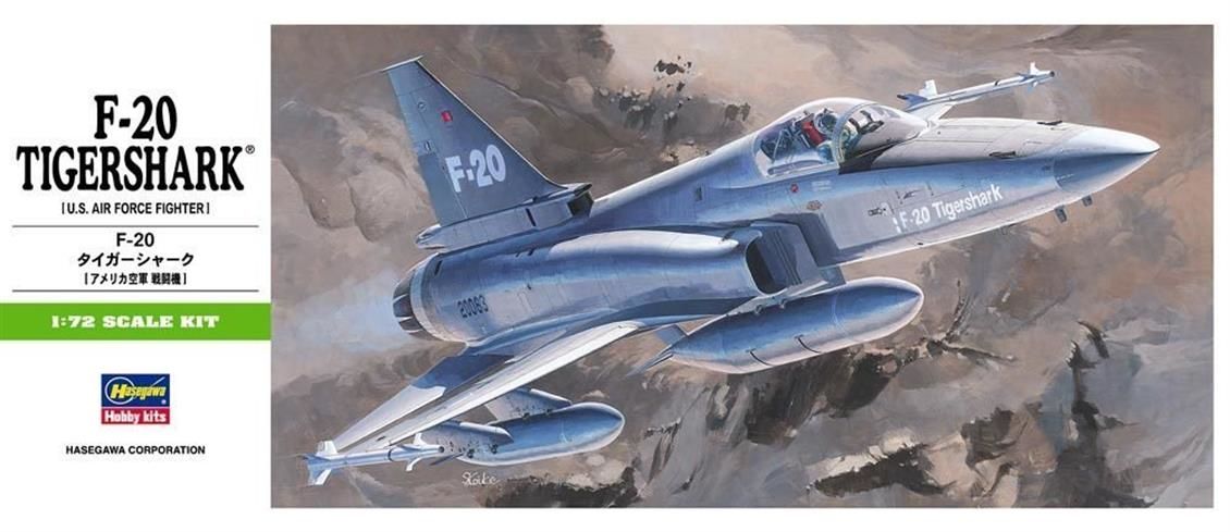 Hasegawa B3 00233 1/72 Ölçek F-20 Tigershark Savaş Uçağı Plastik Model Kiti